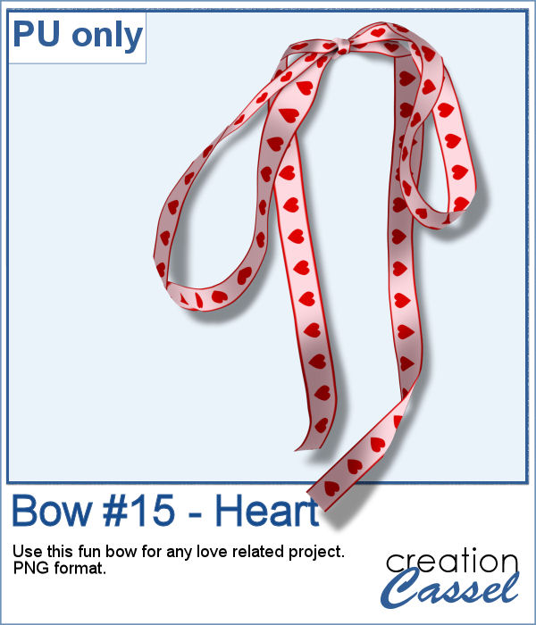 Droopy bow in png format