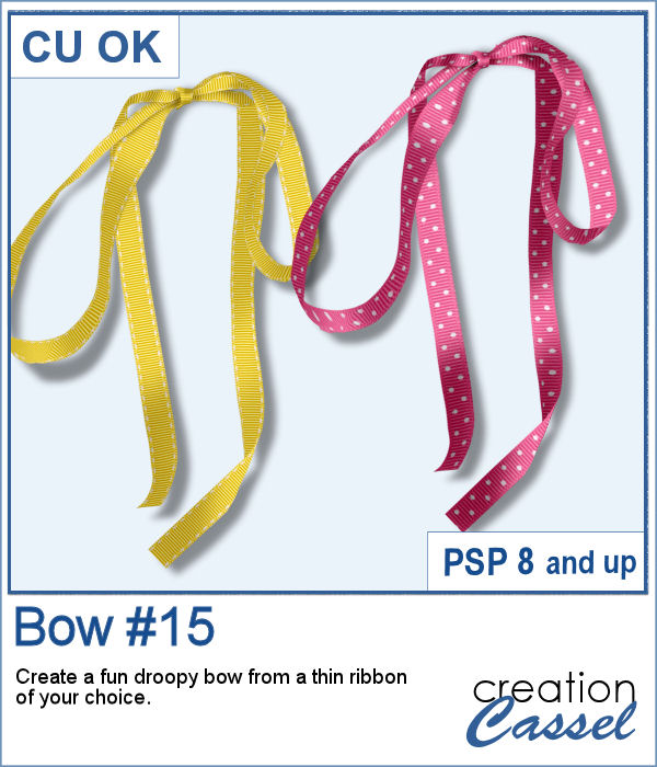 Bow 15 script for PaintShop Pro