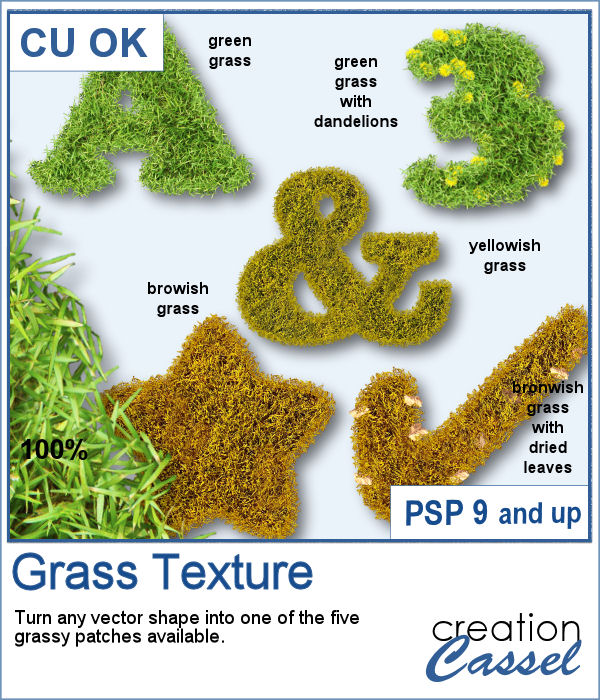 Grass Texture script for PaintShop Pro