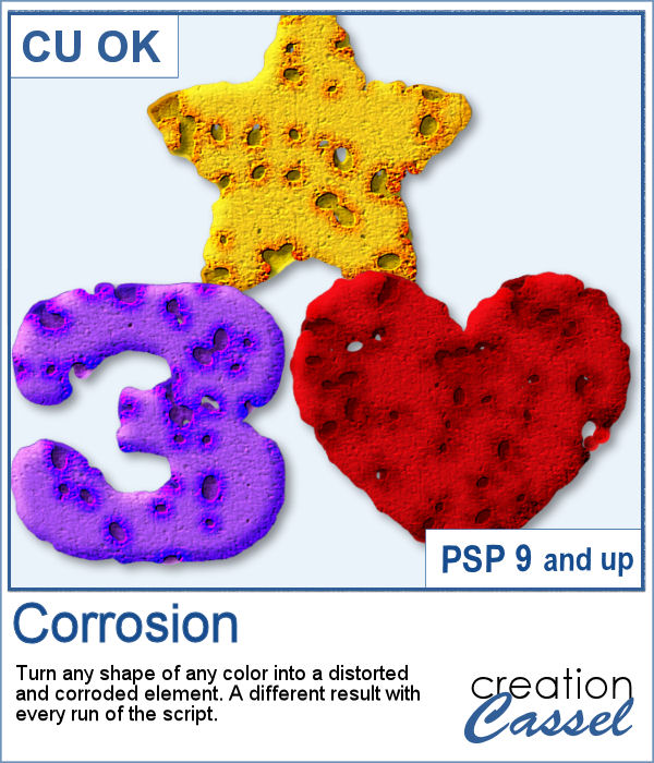 Corrosion script for PaintShop Pro