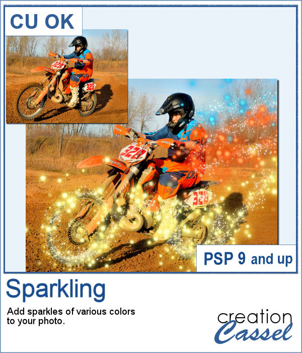 Sparling script for PaintShop Pro