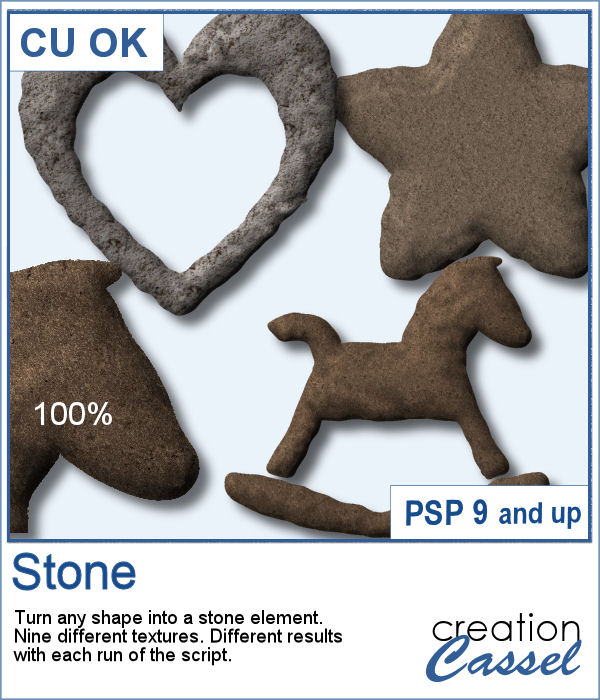 Stone texture script for PaintShop Pro