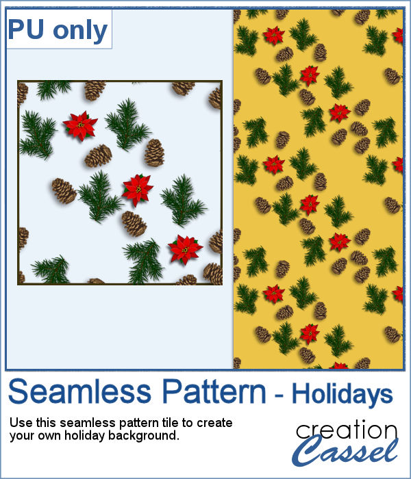 Holiday seamless pattern 