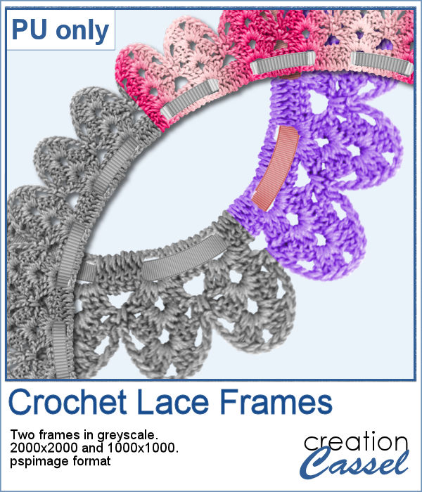 Crochet Lace frames