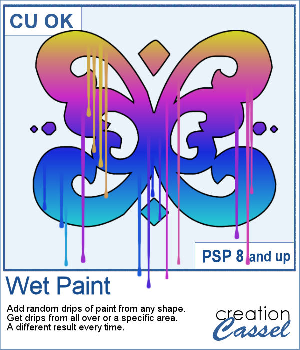 Wet Paint script for PaintShop Pro