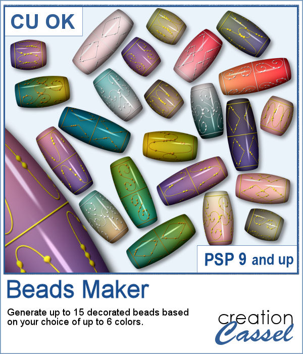 Beads Maker script for PaintShop Pro