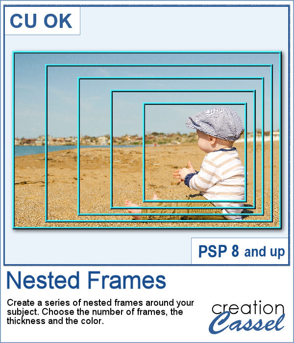 Nested Frames script for PaintShop Pro