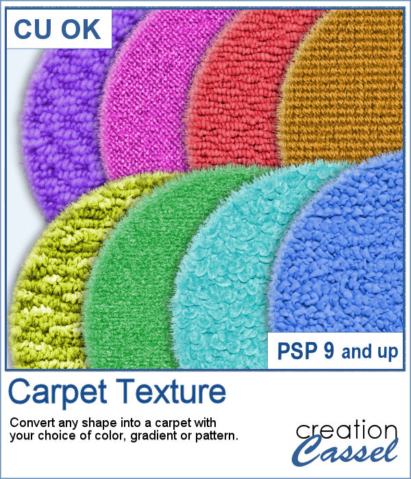 Carpet texture script for PaintShop Pro