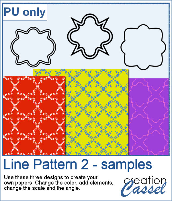 Quatrefoil pattern in png  format