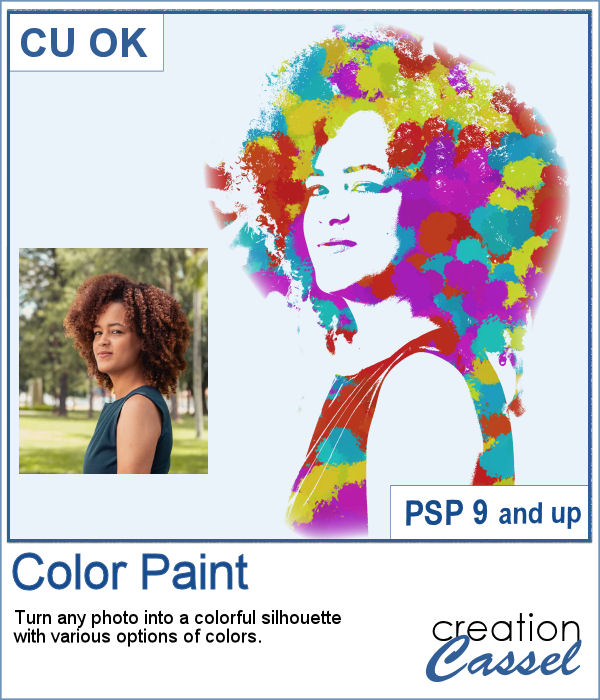 Color Paint script for PaintShop Pro