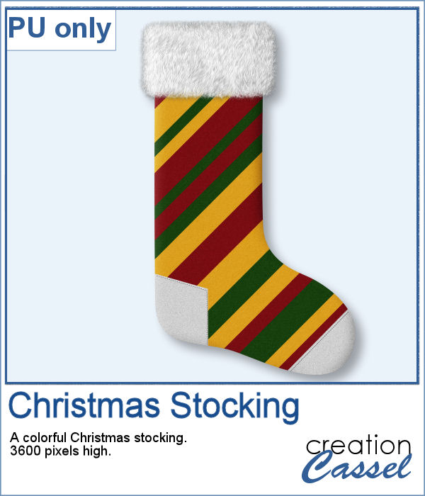 Christmas stocking in PNG format