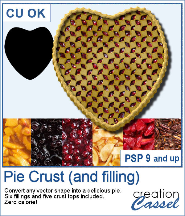 Pie Crust script for PaintShop Pro