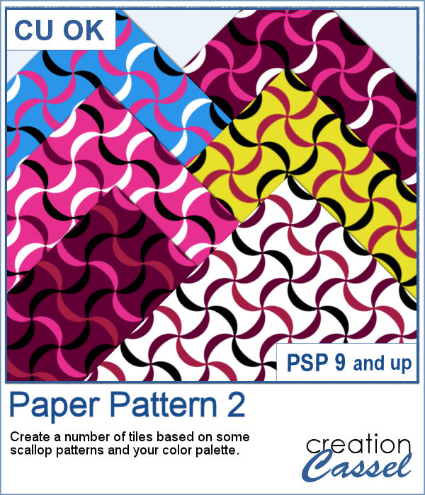 Paper pattern script for PaintShop Pro