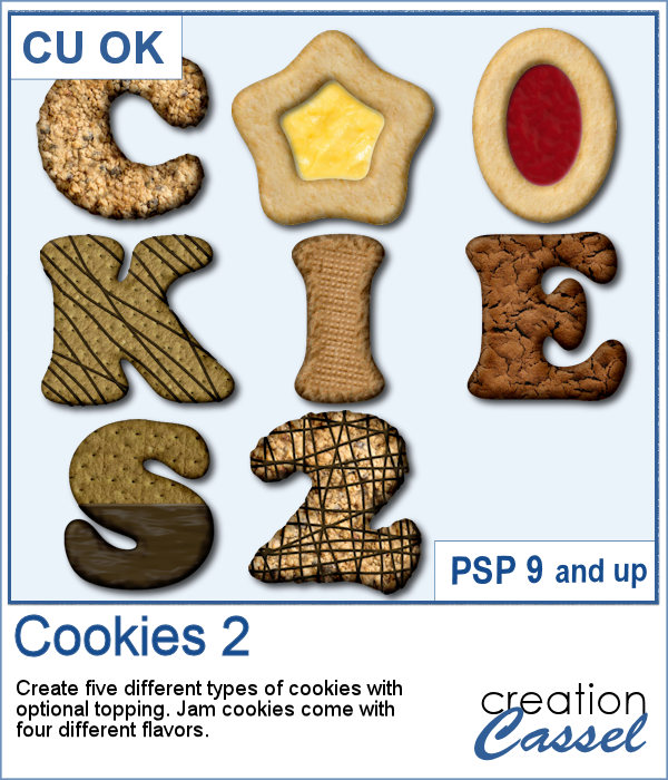Cookies script for PaintShop Pro