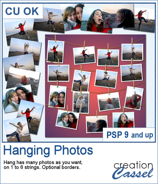 Hanging Photo script for PaintShop Pro