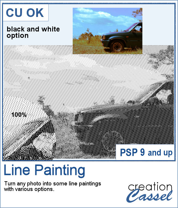 Line Painting script for PaintShop Pro