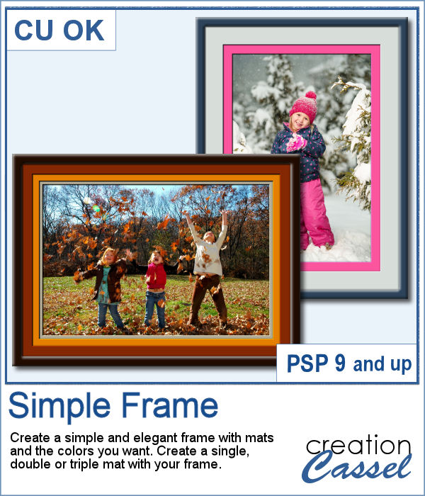 Simple Frame script for PaintShop Pro