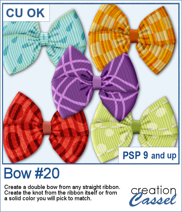 Bow script for PaintShop Pro