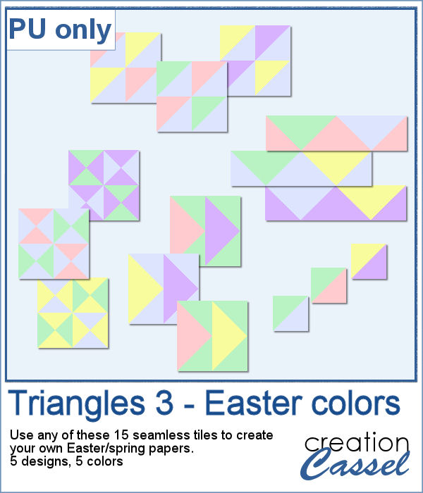 Triangle seamless tiles 