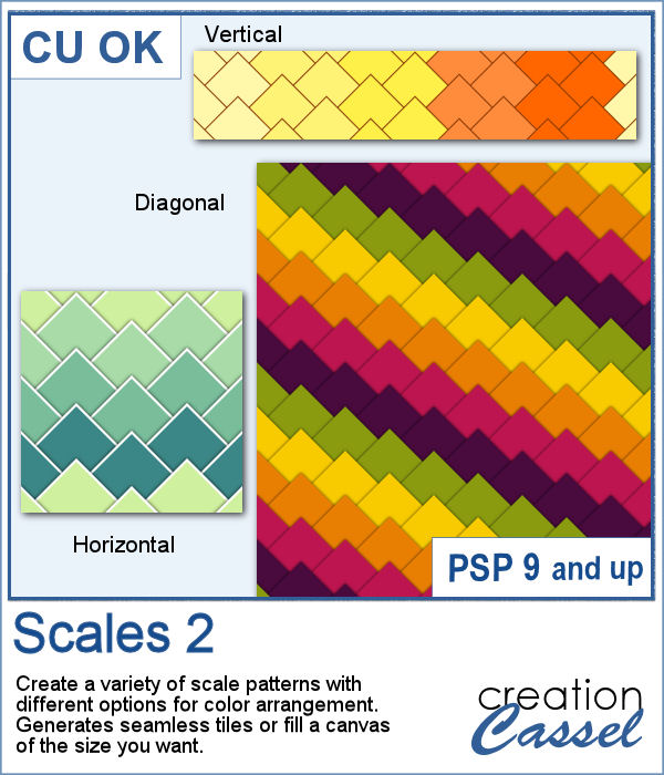Scale pattern script for PaintShop Pro