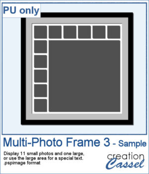 Multi-Photo frame template