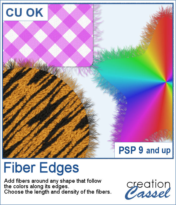 Fiber Edges Script for PSP | Create Realistic Frayed Shapes