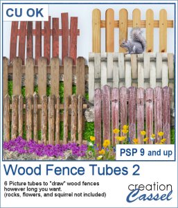 Wood Fence 2 - Picture tubes