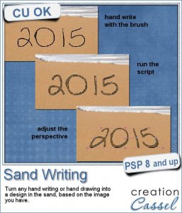 Ecriture dans le sable - Script PSP