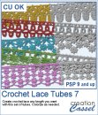 Crochet Lace Edge 7 - PSP Tubes