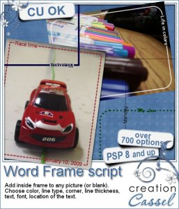 Word Frame - PSP script