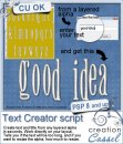 Text Creator - PSP Script