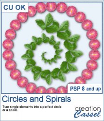 Cercles et Spirales - Script PSP