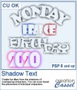 Shadow Text - PSP Script Shadow Text - PSP Script
