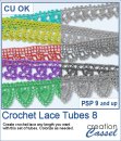 Crochet Lace Edge 8 - PSP Tubes Crochet Lace Edge 8 - PSP Tubes