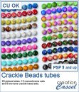 Crackle Beads - Picture Tubes