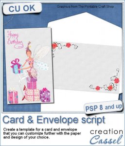 Carte et Enveloppe - Script PSP