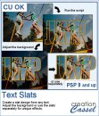 Text Slats - PSP Script Text Slats - PSP Script