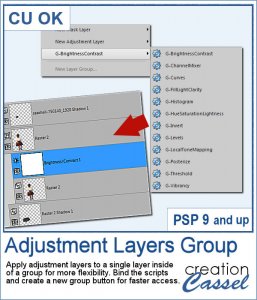Adjustment Layers Group - PSP Script