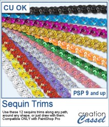 Sequin Trims - PSP Picture Tubes