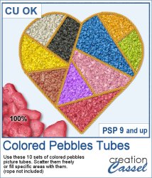Colored Pebbles Tubes - Picture tubes Colored Pebbles Tubes - Picture tubes
