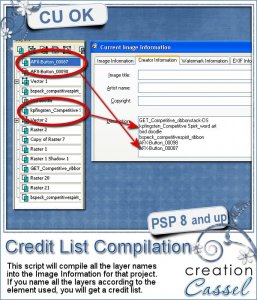 Compilation de credits - Script PSP