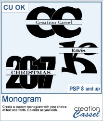 Monogramme - Script PSP
