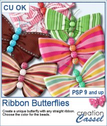 Papillons en ruban - Script PSP