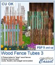 Wood Fence 3 - Picture tubes