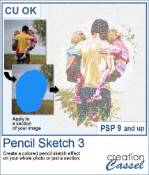 Pencil Sketch 3 - PSP Script