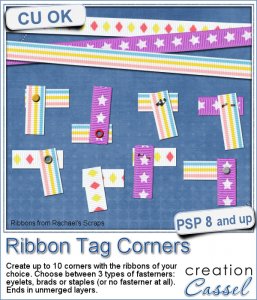 Ribbon Tag Corners - PSP Script