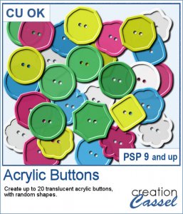 Acrylic Buttons - PSP Script