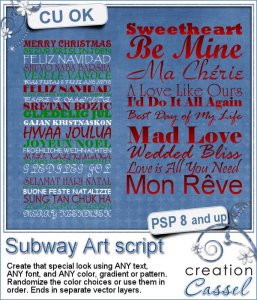 Subway Art - PSP Script