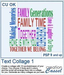 Text Collage 1 - PSP Script