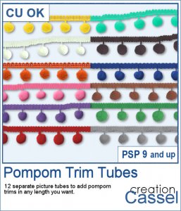 Pompom Trims - PSP Picture Tubes